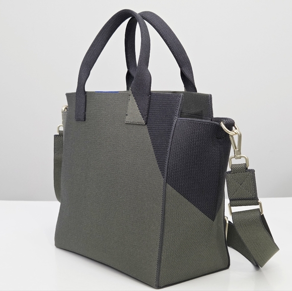 ROTHY'S THE HANDBAG SHOULDER BAG SATCHEL CROSSBODY BAG IN SAGE GREEN - Picture 5 of 10